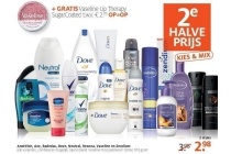 andrelon axe badedas dove neutral rexona vaseline en zendium