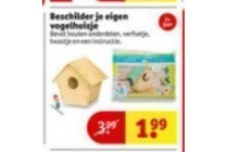 beschilder je eigen vogelhuisje