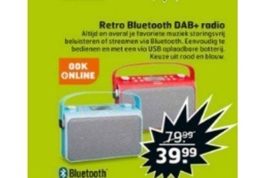 retro bluetooth dab radio