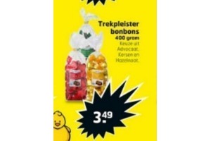 trekpleister bonbons