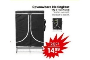opvouwbare kledingkast