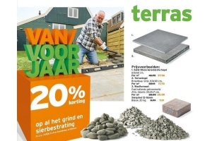 grind en sierbestrating 20 korting