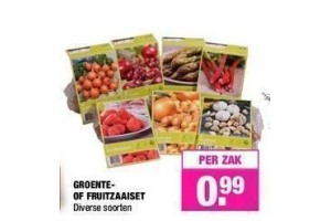 groente of fruitzaaiset