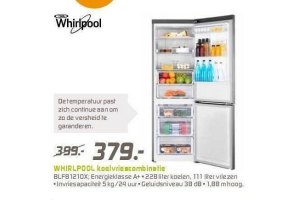 whirlpool koelvriescombinatie blf8121ox