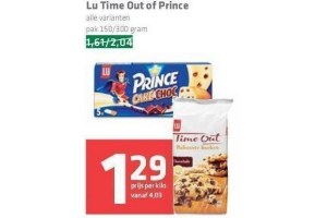 lu time out of prince