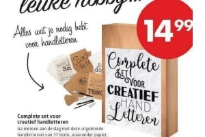 complete set voor creatief handletteren nu eur14 99