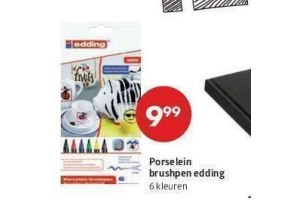 porselein brushpen edding nu eur9 99 per pak