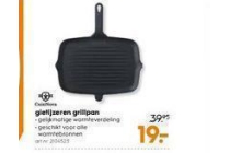 gietijzeren grillpan nu eur19 per stuk