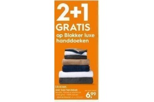 blokker luxe handdoeken
