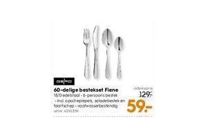 60 delige bestekset fiene