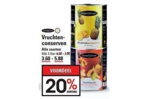 vruchtenconserven