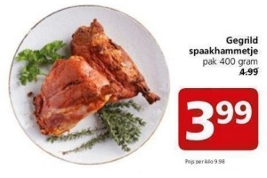 gegrild spaakhammetje
