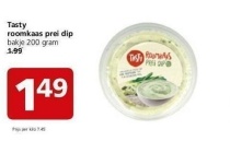 tasty roomkaas prei dip
