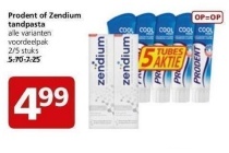 prodent en zendium tandpasta