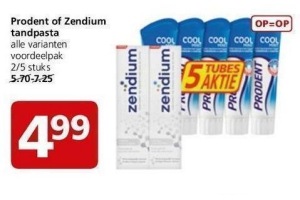 prodent en zendium tandpasta