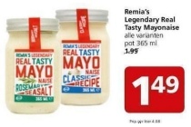 remia legendary real tasty mayonaise