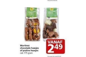 martinez chocolade haasjes