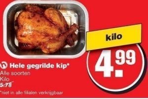 hele gegrilde kip