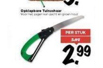 opklapbare tuinschaar