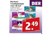 markant maaltijdzakjes voor de kat