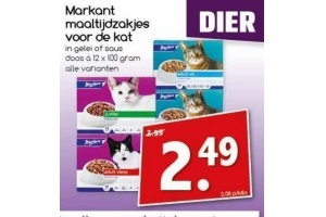 markant maaltijdzakjes voor de kat