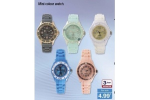 mini colour watch