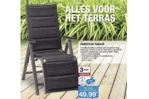 aluminium fauteuil