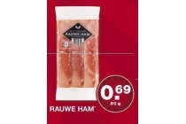 rauwe ham