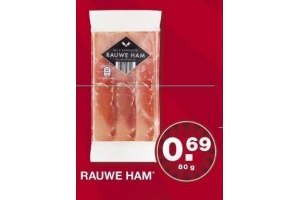 rauwe ham