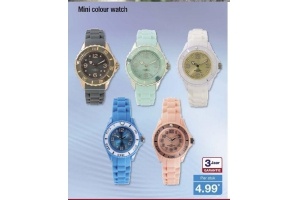 mini colour watch