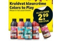 kruidvat kleurcreme colors to play nu eur2 99