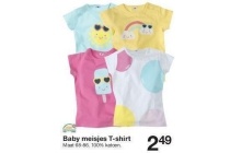 baby meisjes t shirt nu eur2 49 per stuk