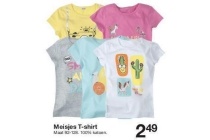 meisjes t shirt nu eur2 49 per stuk