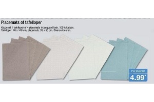 placemats of tafelloper