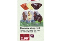 chocolade kip op nest