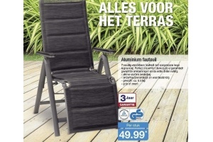 aluminium fauteuil