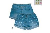 meisjes demin shorts