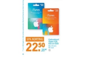 cadeaukaart itunes