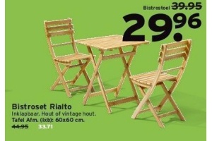 bistroset rialto