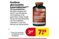 kruidvat glucosamine kauwtabletten