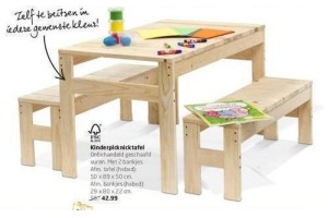 kinderpicknicktafel