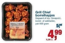 grill chief borrelhapjes