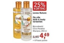 alle lovea nature bath en body