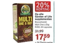 garden of life supplementen