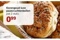 korengoud luxe paasvruchtenvollen