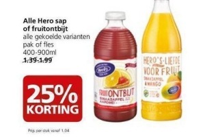 alle hero sap of fruitontbijt