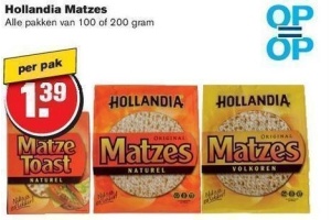 hollandia matzes