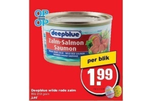 deepblue wilde rode zalm