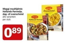 alle varianten maggi maaltijdmix hollands pannetje dag of ovenschotel