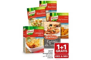 bertolli of knorr wereldgerechten alle varianten